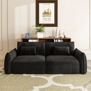 Minimalist Euro Style Loveseat