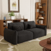 Minimalist Euro Style Loveseat