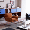 Bauhaus Style Lazy Accent Armchair