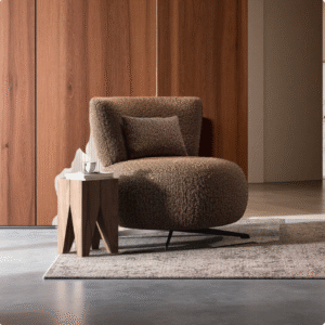 Modern Luxe Fabric Armchair