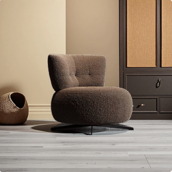 Modern Luxe Fabric Armchair