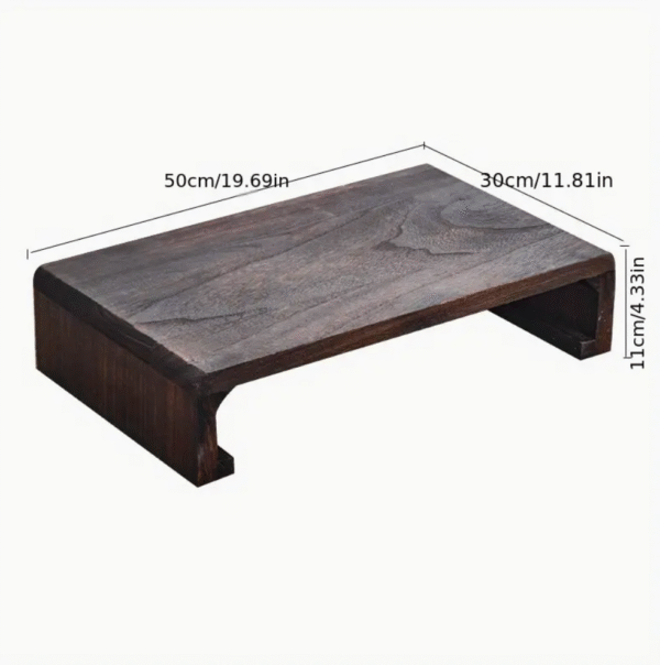 Zen Royale Low Profile Wooden Tea Table