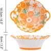 Set of Ceramic Microwave Safe Serving Bowl