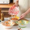 Set of Ceramic Microwave Safe Serving Bowl