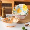 Set of Ceramic Microwave Safe Serving Bowl