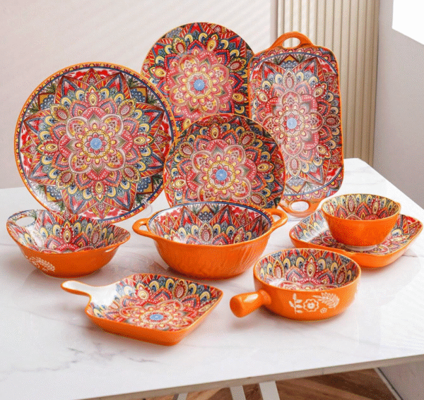 Screenshot 2025-12-01 at 1.25.33 PM Set of Boho Style Ceramic Tableware